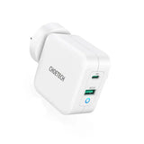 Choetech , Charger 65W Dual USB C Port GaN - White , PD8002 UK - GulfStore.com