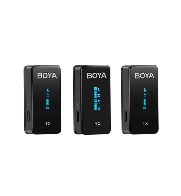 BOYA BY-XM6-S2 Mini Ultracompact 2.4GHz Dual-Channel Wireless Microphone System - GulfStore.com