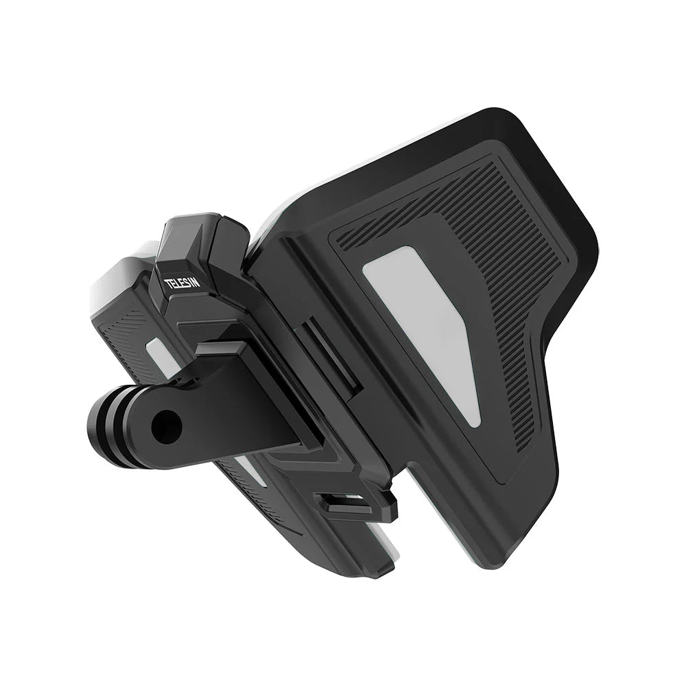 Telesin 2nd Generation Helmet Chin Mount---Orange color for action cameras