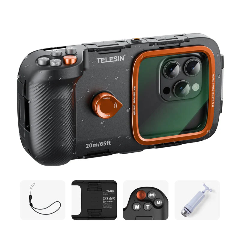 Telesin Diving Phone Case with Remote Control