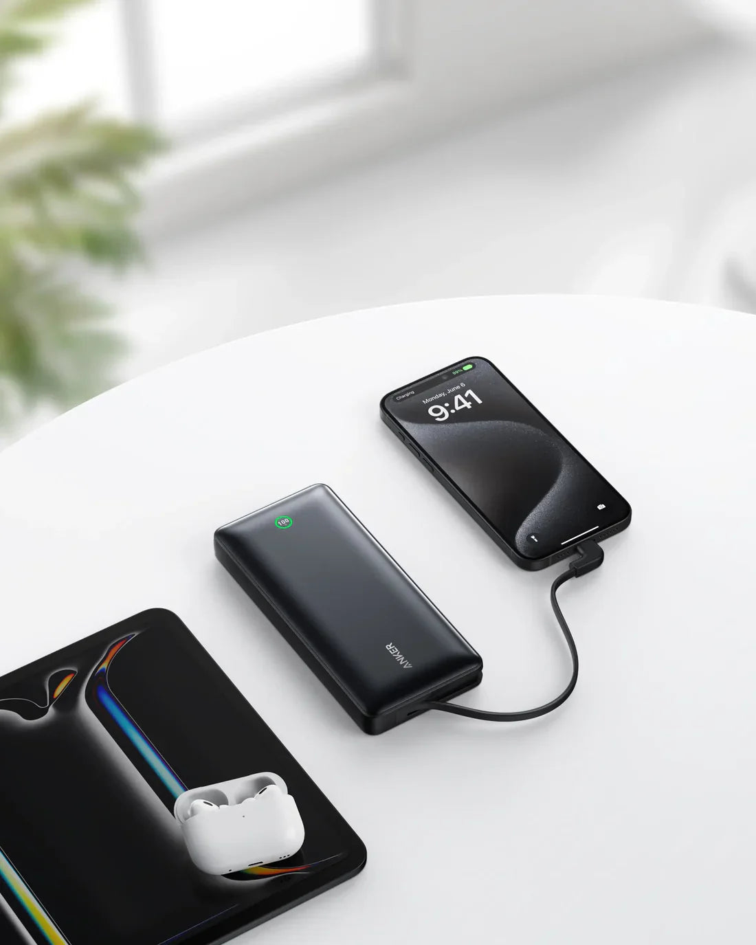 A1387H11 | Anker NANO POWER BANK (20,30 W BULIT IN USB-C CABLE ) BLACK
