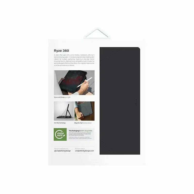 UNIQ | PDP132024 | R360 Blk RYZE 360 New Ipad Pro 13 2024 | Midnight Black - GulfStore.com