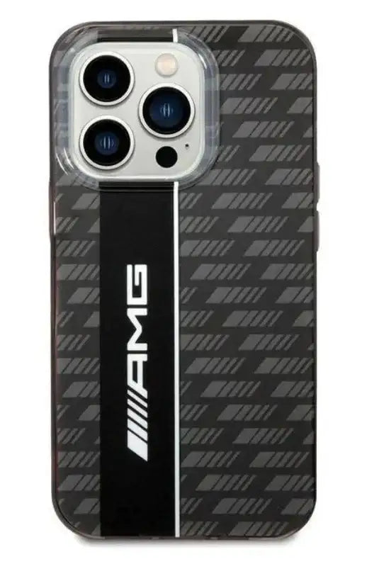 AMG Apple iPhone 14 Pro Transparent Double Layer Case with Carbon Pattern II - Black 3666339070649 - GulfStore.com