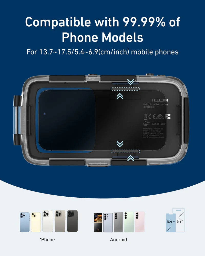 Telesin Diving Phone Case with Remote Control