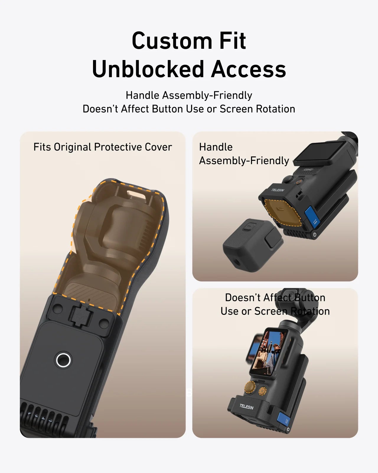 Telesin Magnetic Mount Stand for Pocket 3/4