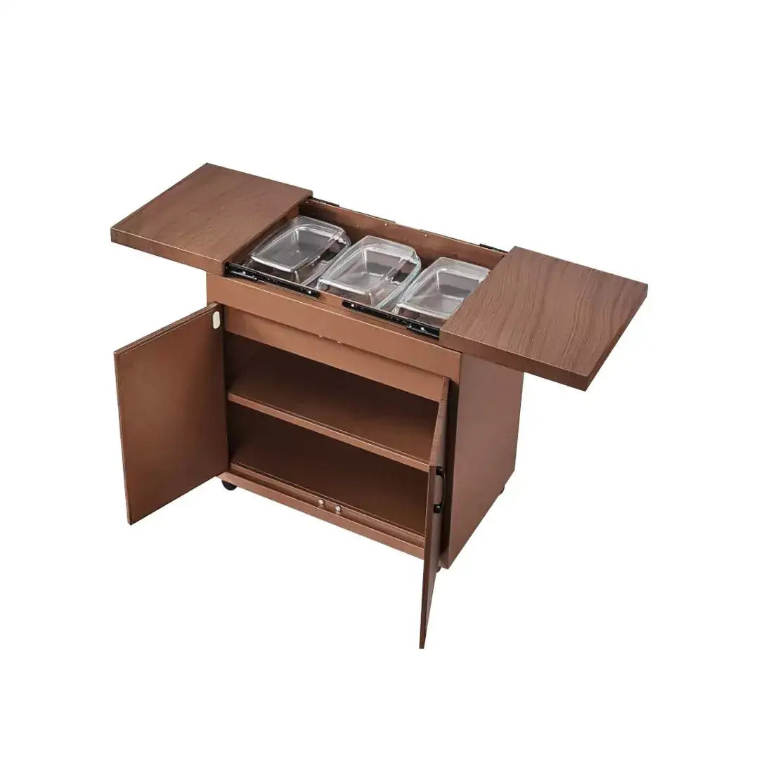 Elite Food Warmer Trolley-2 shelves-3 Plates - GulfStore.com