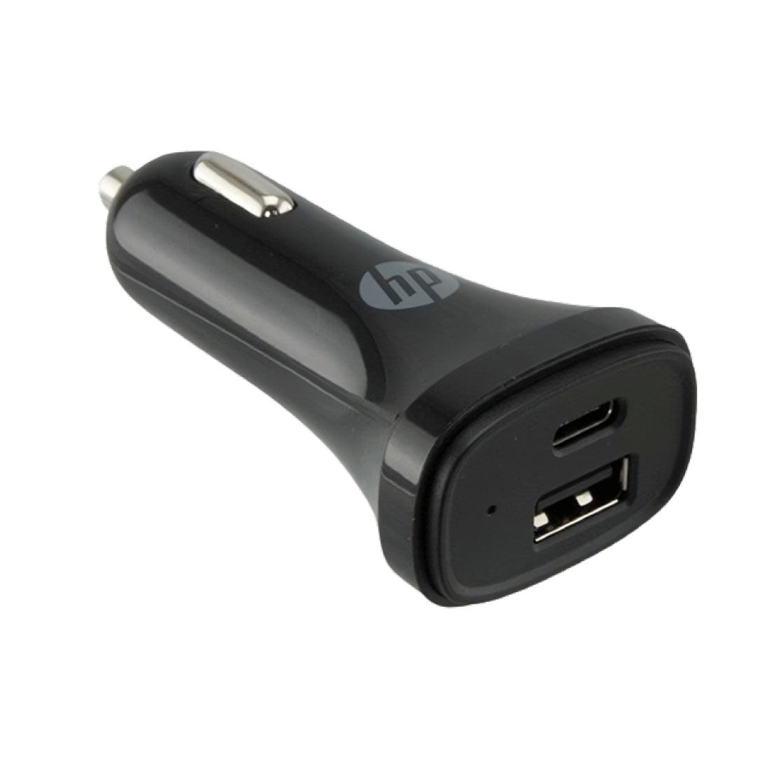 HP048GBBLK0TW | HP Car Charger USB-C & USB-A 4.0A