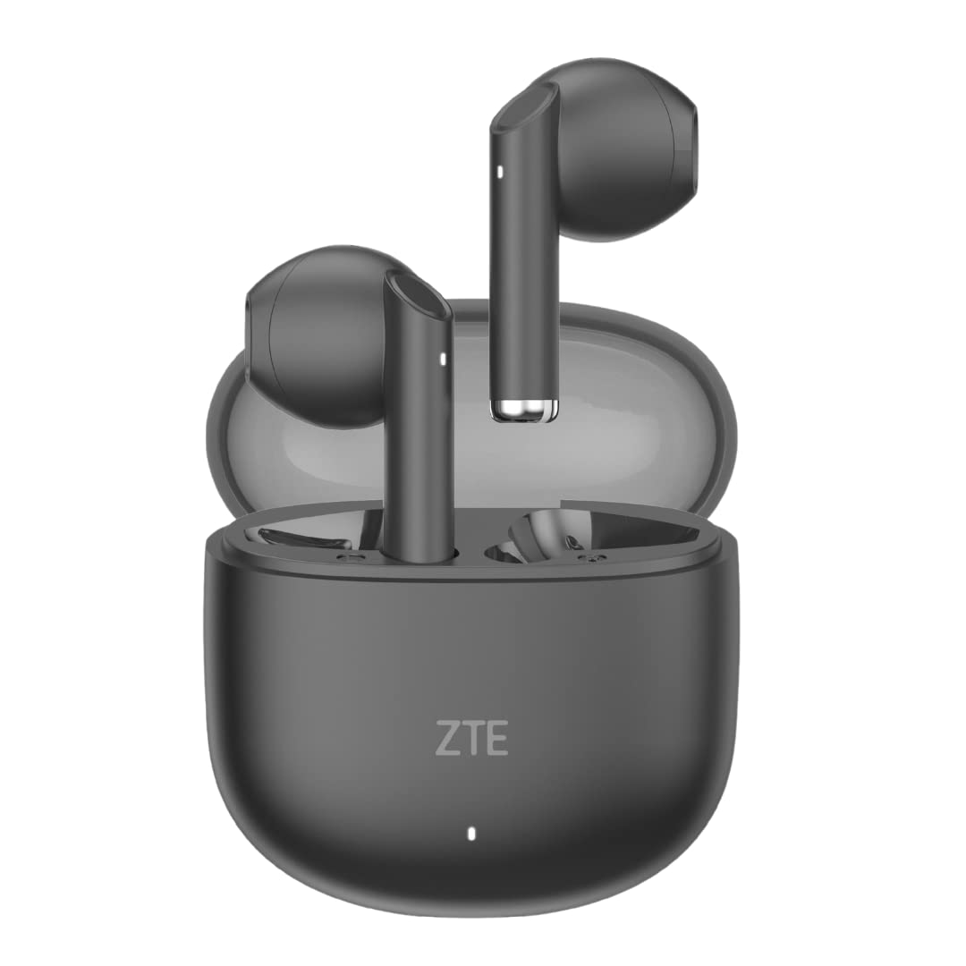ZTE Buds 2 Wireless Earbuds with USB-C Charging - Black