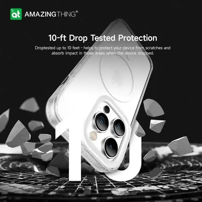 AMAZINGTHING , AT IPHONE 14 PRO MAX 6.7'' TITAN PRO MAGSAFE DROP PROOF CASE , CLEAR , IP146.7PTMCL - GulfStore.com