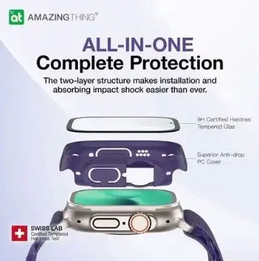 AMAZINGTHING , AT MARSIX CASE FOR WATCH ULTRA 49 MM , PURPLE , IW49MXNP - GulfStore.com