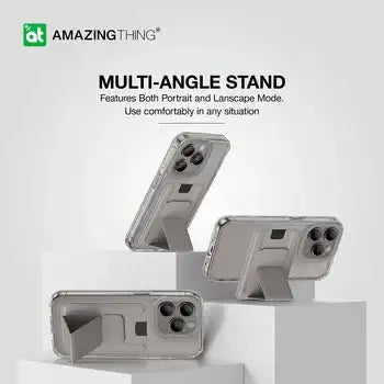 AMAZINGTHING, AT TITAN PRO NEON MAG WALLET DROP PROOF CASE FOR IPHONE 15 PRO MAX 6.7 , GREY , IP156.7PTWGY - GulfStore.com