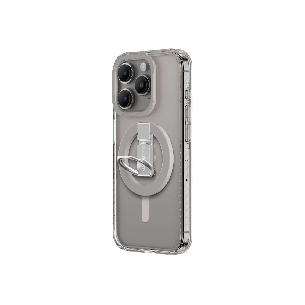 AMAZINGTHING , AT TITAN PRO MAG GRIP DROP PROOF CASE FOR IPHONE 15 PRO MAX 6.7 , GREY , IP156.7PTRGY