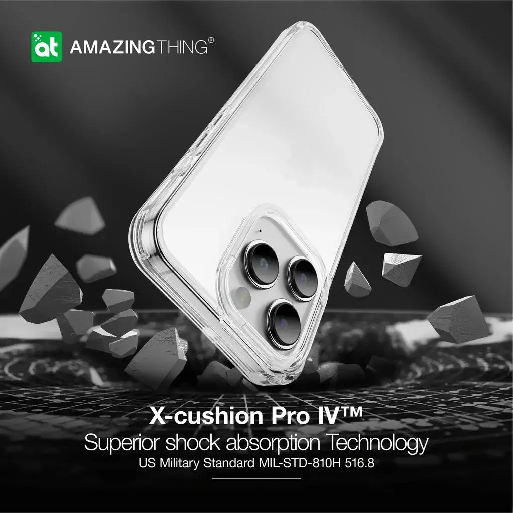 AMAZINGTHING , AT TITAN EDGE DROP PROOF CASE FOR IPHONE 15 PRO MAX 6.7 , CLEAR , IP156.7PTECL - GulfStore.com