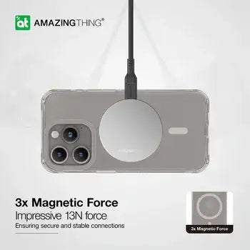 AMAZINGTHING , AT TITAN EDGE MAGSAFE DROP PROOF CASE FOR IPHONE 15 PRO MAX 6.7 , GREY , IP156.7PTEMGY - GulfStore.com