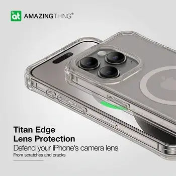 AMAZINGTHING , AT TITAN EDGE MAGSAFE DROP PROOF CASE FOR IPHONE 15 PRO MAX 6.7 , GREY , IP156.7PTEMGY - GulfStore.com