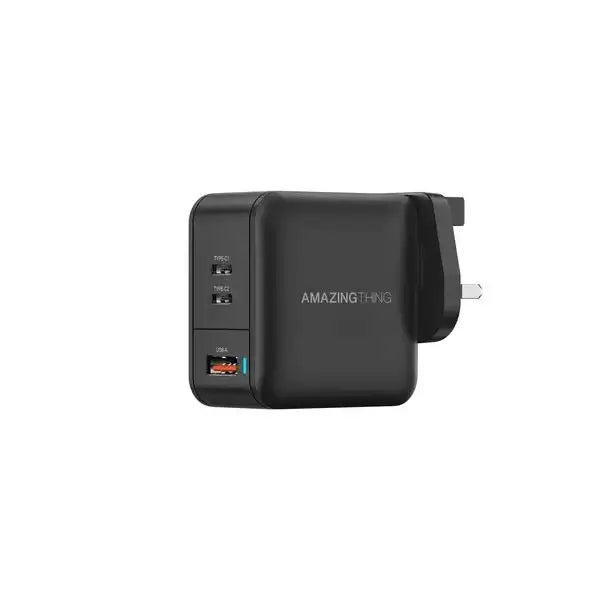 AMAZINGTHING , AT THUNDER PRO GAN 66W 2C2A WALL CHARGER , BLACK , UKTH66W - GulfStore.com