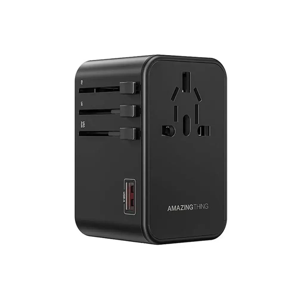 AMAZINGTHING | Explorer PD 35W 5 Ports 2A+3C Travel Charger | Black - GulfStore.com