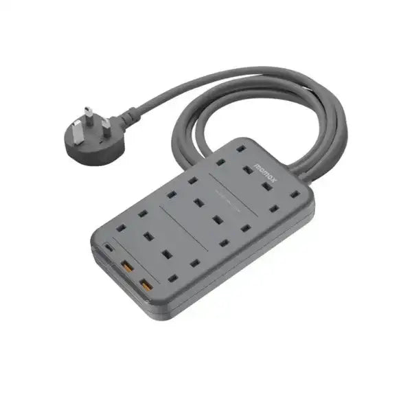 US12UKE | Momax ONEPLUG 6-Outlet Power Strip With USBONEPLUG 6-Outlet Power Strip With USB - GulfStore.com