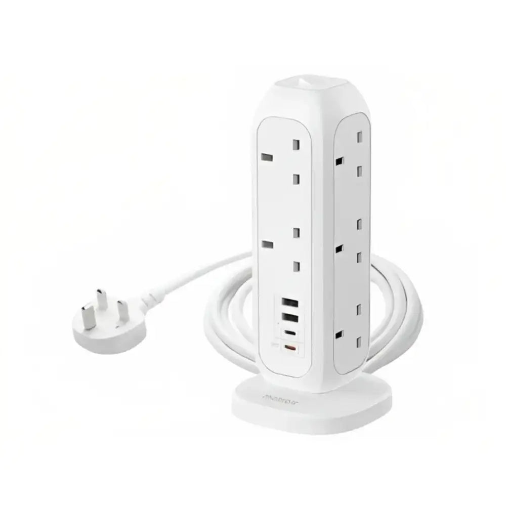 US11UKW | Momax ONEPLUG 11-Outlet Power Strip With USB - GulfStore.com