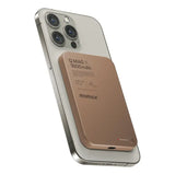 IP116AL2 | Momax Q.Mag X 5000mAh wireless battery pack | Desert Titanium - GulfStore.com