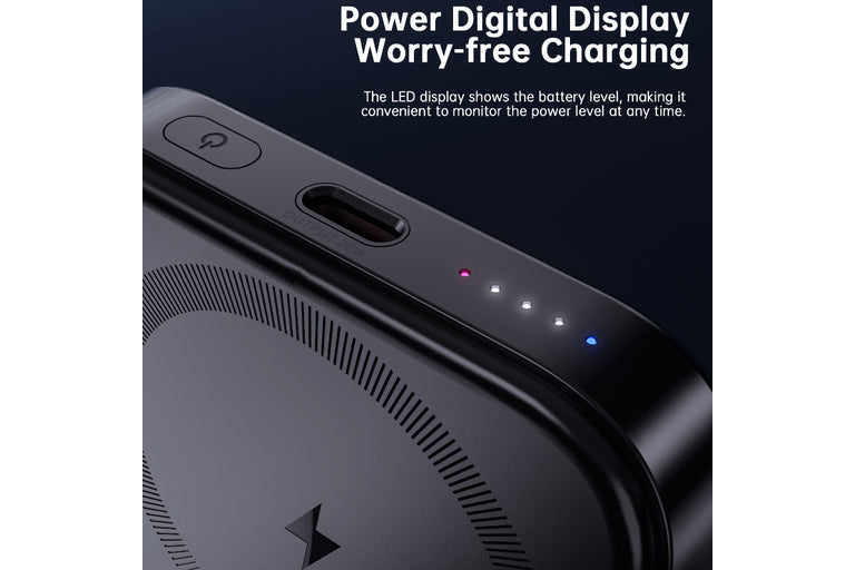 Choetech B743 Bk 10000Mah Pd20w Magnetic Power Bank With Holder Black Chargers & Cradles