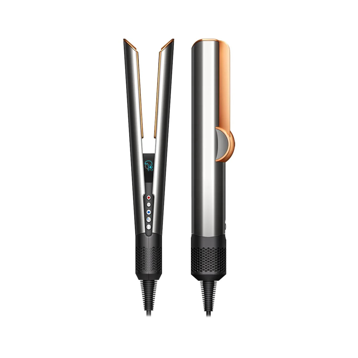 Dyson Airstrait™ HT01-BNBC-IN Hair Straightener with Wet to Dry Styling, No Heat Damage, Airflow Technology & LCD Display (Bright Nickel/Bright Copper) - GulfStore.com