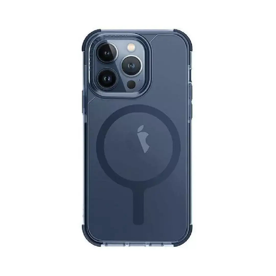 UNIQ | Hybrid Combat Magsafecase For Iphone 15 Pro | Smoke Blue - GulfStore.com