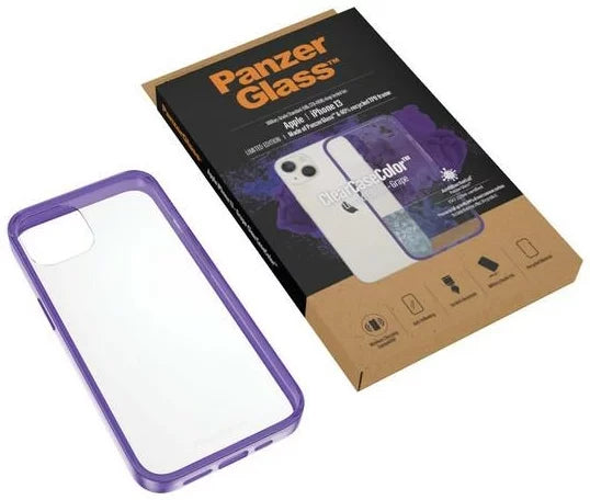 PanzerGlass ClearCase for Apple iPhone 2021 6.1'', Grape AB 332 Clear Case