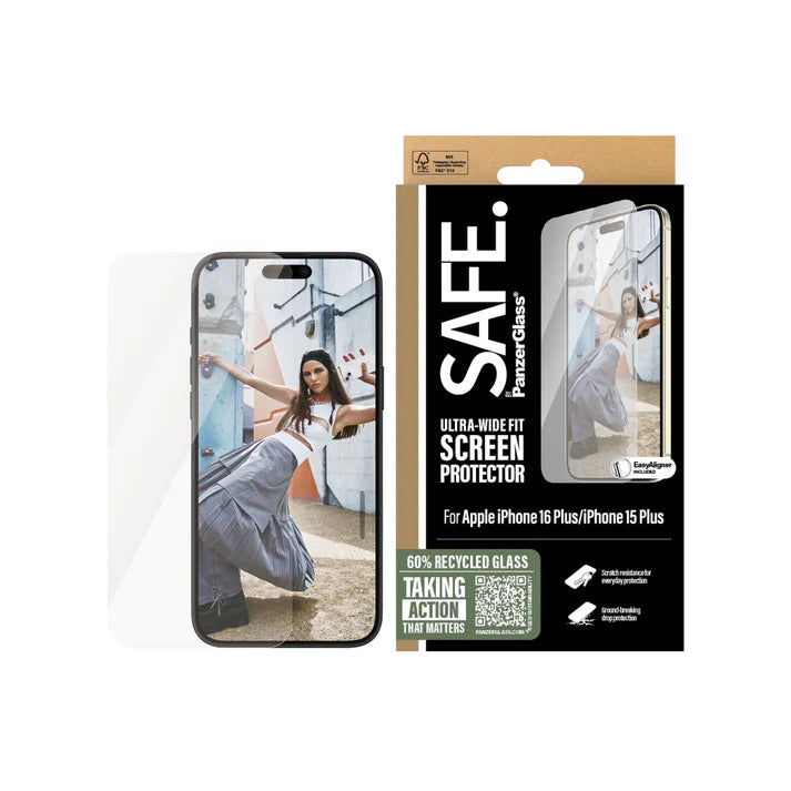 PanzerGlass Safe Apple iPhone 15 Pro UWF - Black