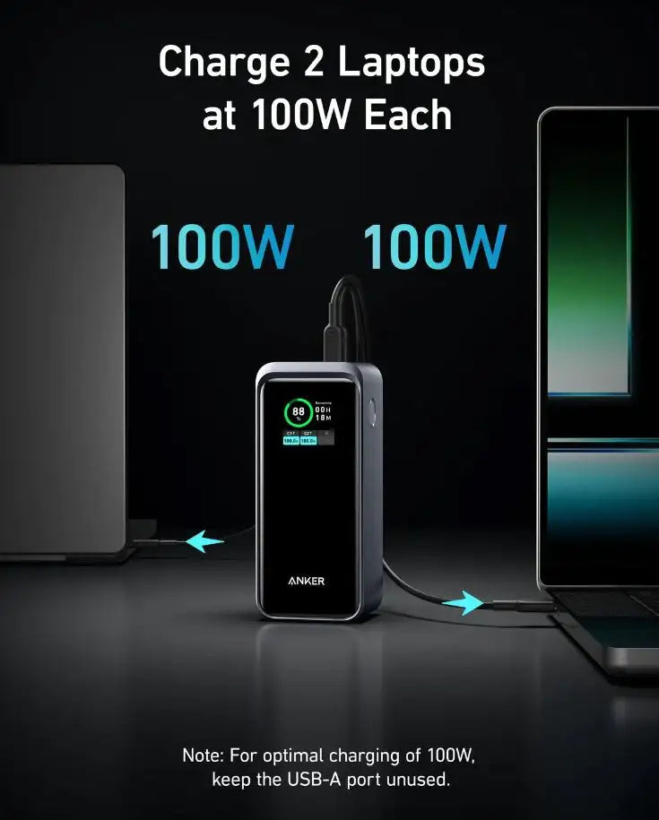 A1336011 Anker 735 Power Bank PowerCore 20000 mAh 200W , BLACK - GulfStore.com