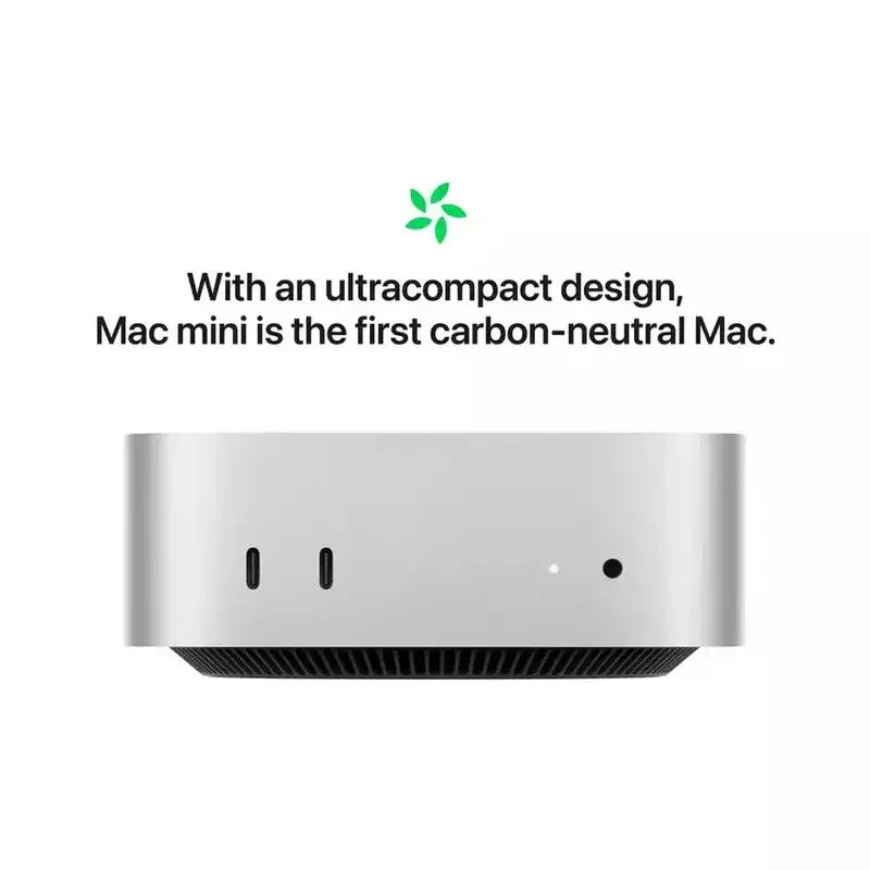 Apple Mac Mini - M4 / 10-Core CPU / 10-Core GPU / 16GB RAM / 512GB SSD / 1YW - GulfStore.com