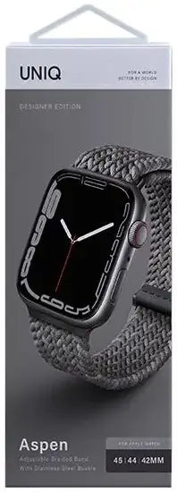 UNIQ | Aspen Braided Designer Edition For Apple Watch 42 | 44 | 45MM | Pebble Grey - GulfStore.com