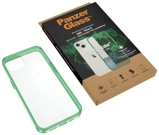 PanzerGlass ClearCase for Apple iPhone 2021 6.1'', Lime AB - 0334