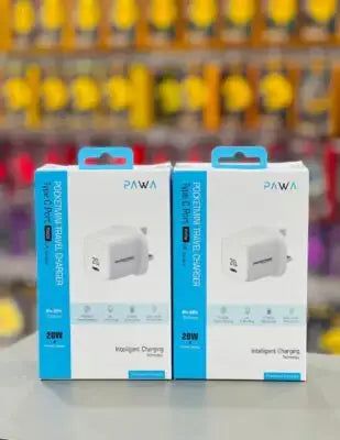 PAWA Pocketmini PD20W Adapter with Type-C Port (PW-PM120WUK-WH) - GulfStore.com