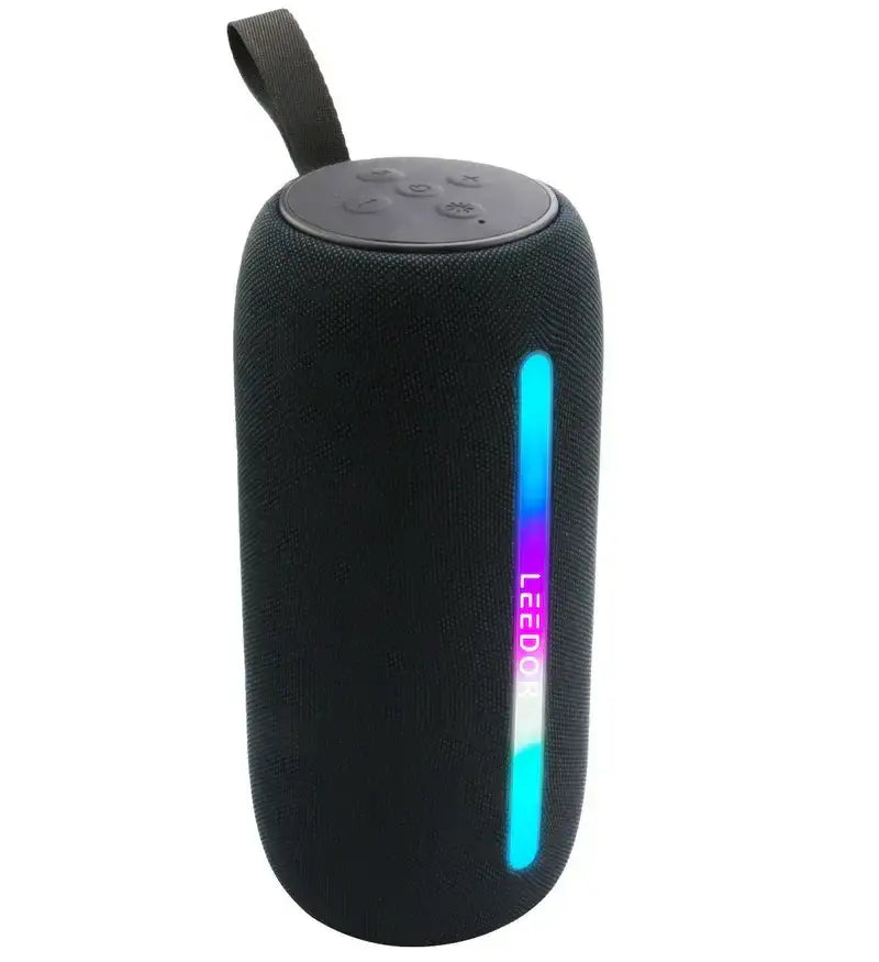LD-901 , LEEDOR WIRELESS SPEAKER- TF CARD 1200MAH , BLACK - GulfStore.com
