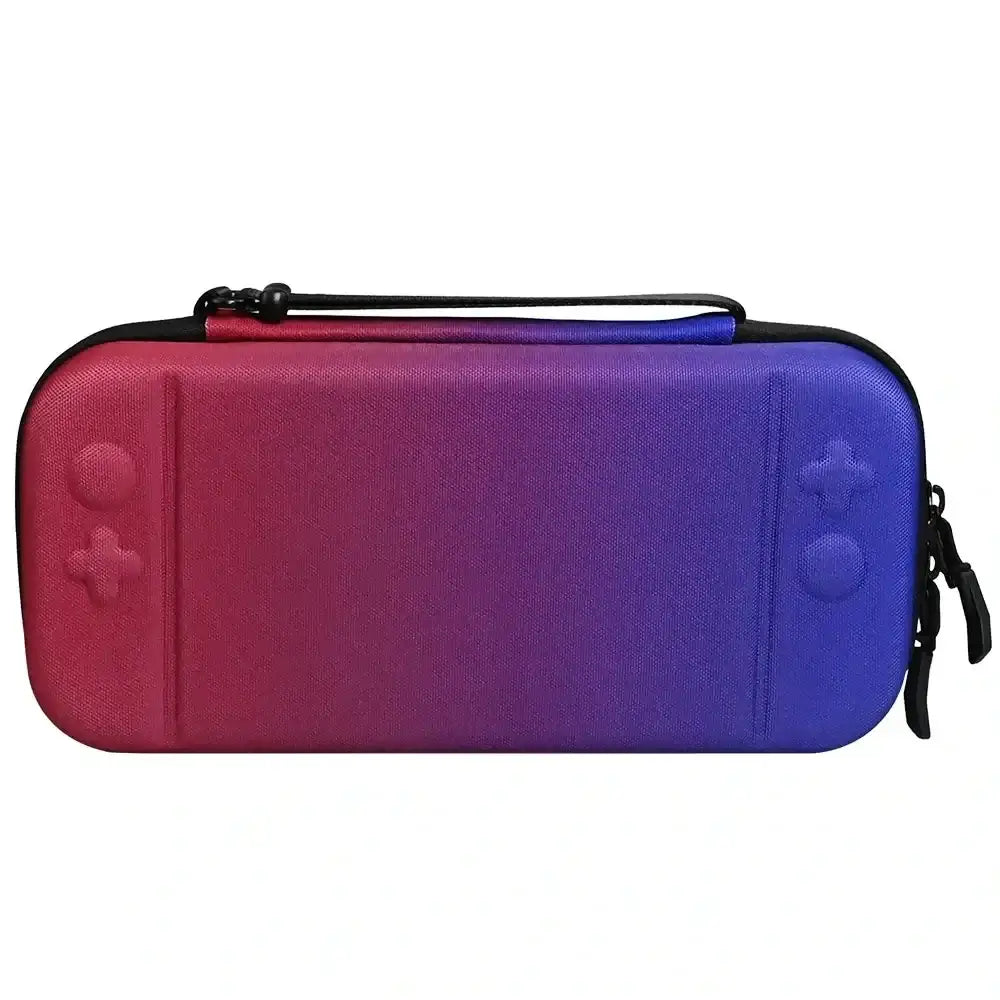 600D Nylon EVA Carry Case For Nintendo Switch 2 Gradient Color PP Bag - R/B - GulfStore.com