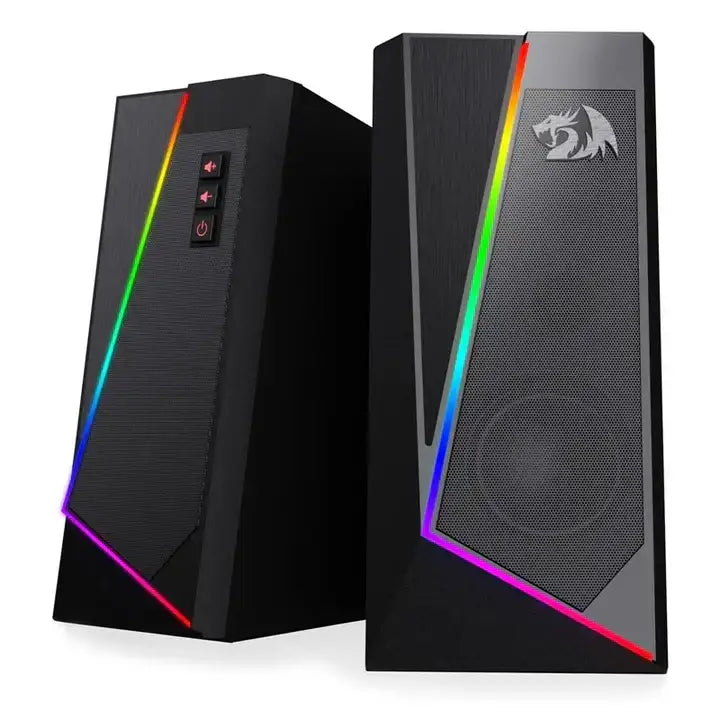 Redragon ANVIL GS520 RGB Wired Gaming Stereo Speakers - Black - GulfStore.com