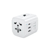 Aukey ,Universal Adapter with 3 USB Ports - GulfStore.com