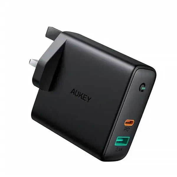 AUKEY PA-D3 Focus Mix 60W Dual-Port PD Charger with Dynamic Detect - GulfStore.com