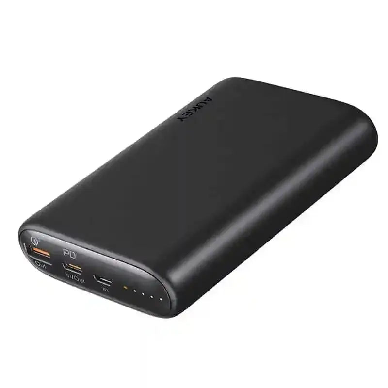 Aukey Essential 15000mAh Power Bank with 18W PD , Quick Charge QC 3.0 - Black - GulfStore.com