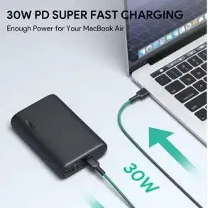 Aukey, Power Bank Essential 15000 mAh 3-Port with 30W PD - Black - PB-Y40 - GulfStore.com