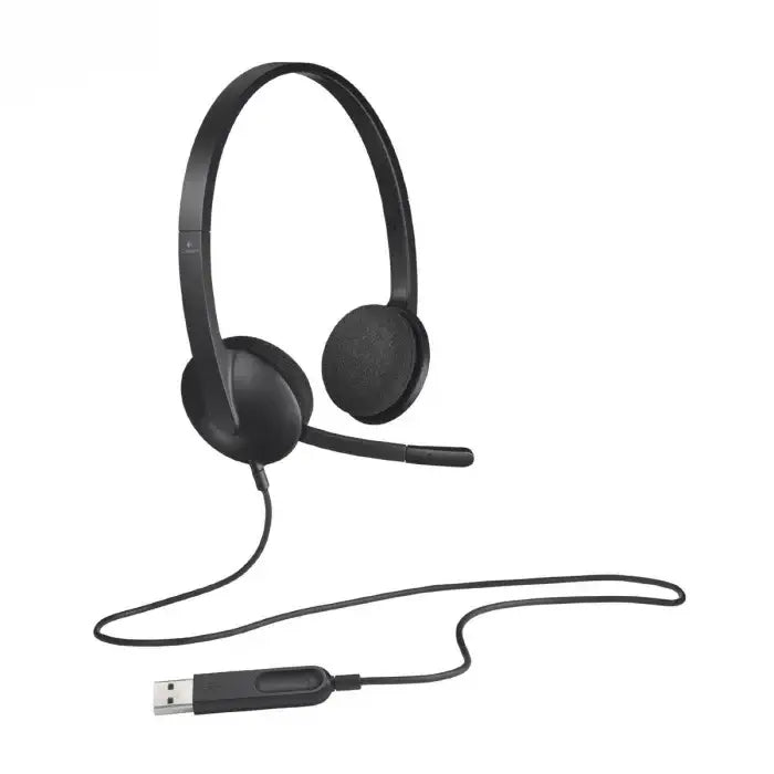 Logitech H340 USB Headset Noise Canceling Microphone - GulfStore.com