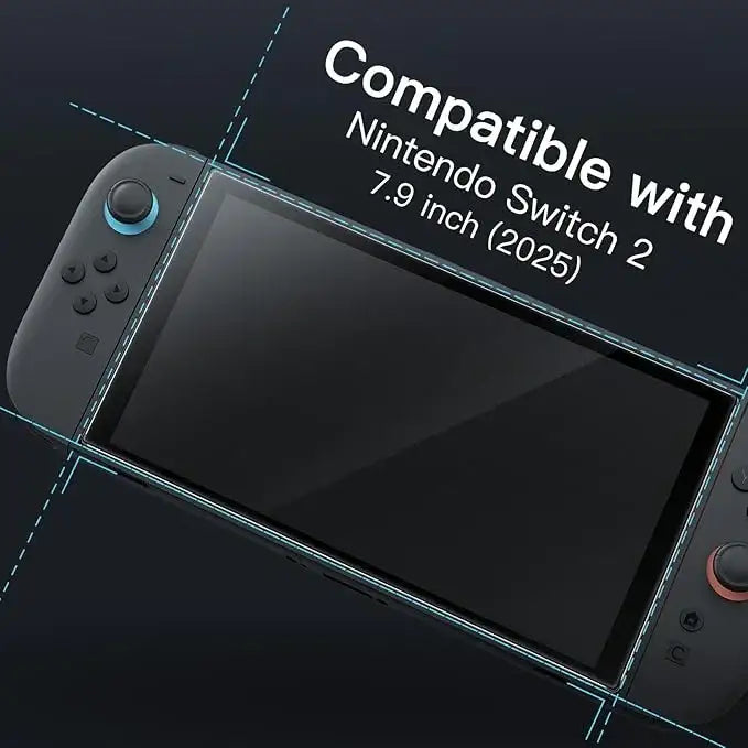 Tempered Film For Nintendo Switch 2 (2 Pcs) - GulfStore.com