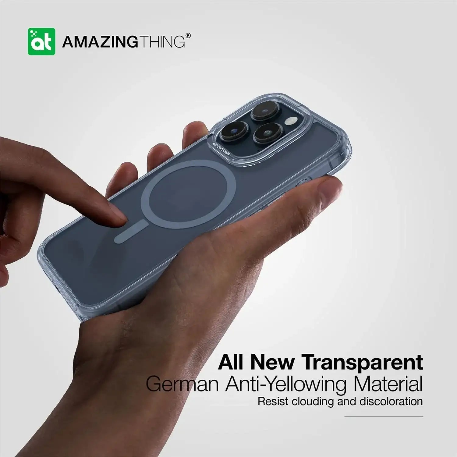 AMAZINGTHING | IP156.7PTEMBU | AT TITAN EDGE MAGSAFE DROP PROOF CASE FOR IPHONE 15 PRO MAX 6.7 | BLUE - GulfStore.com