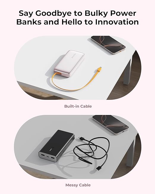 18510 | Voltme Hyper Core 10K Rollz 10000mAh Power Bank | 30W Fast PD | Gray