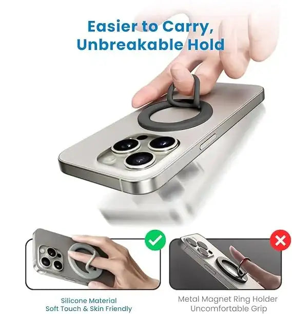 Brave | Grip Magnetic Ring Finger Holder | Biege | BG-03BG - GulfStore.com