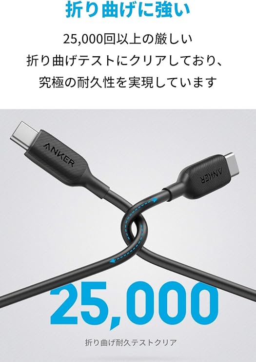 A8851011 | Anker Powerline III USB-C TO USB-C Cable | 3ft / 0.3 | Black