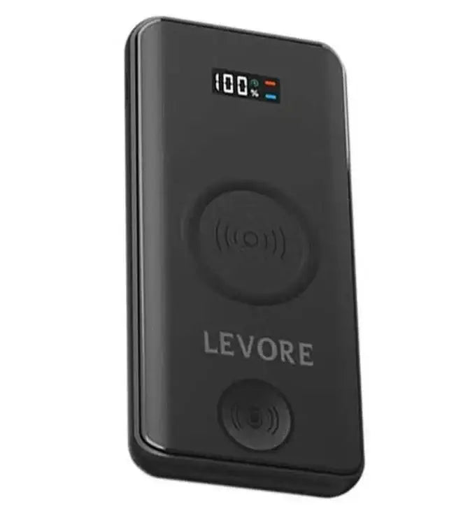 Levore 3 in 1 PowerBank, 10000mAh, Wireless charge, PD 20W, Apple Watch Charge - Black- LP431-BK - GulfStore.com