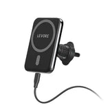 LEVORE 15W Magnetic Wireless Car Charger Holder, MagSafe Fast Charging - Black - GulfStore.com