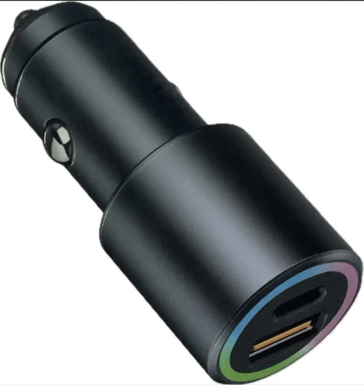 LEVORE car charger, 53W, two ports, PD + USB - gray - GulfStore.com